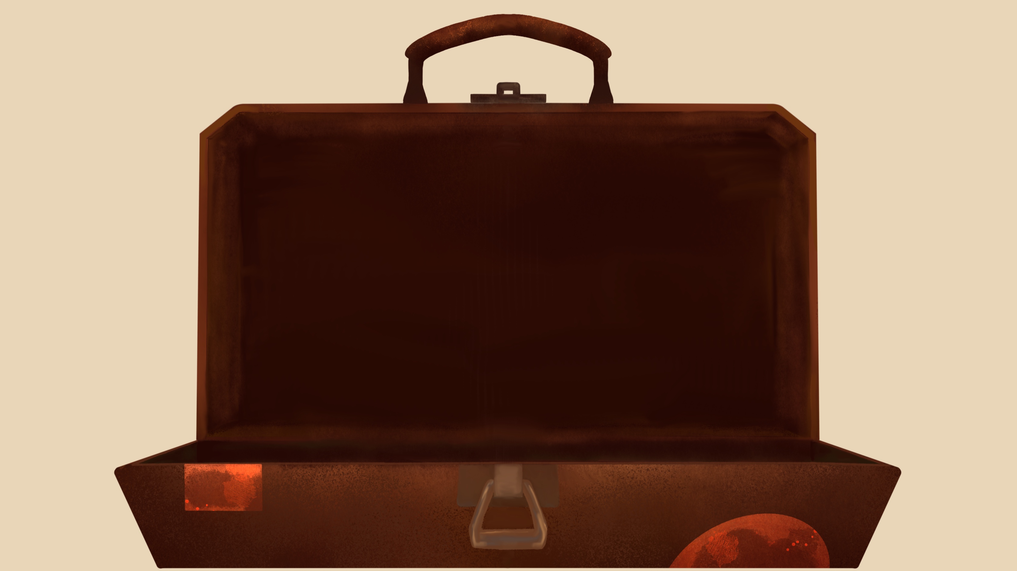 open suitcase